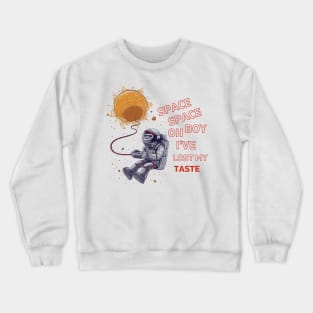 Funny Space Monkey Crewneck Sweatshirt